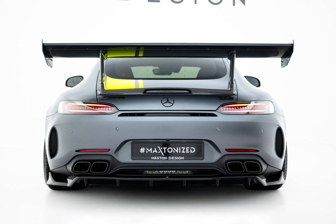 Diffusor Heckansatz passend für Mercedes-AMG GT C C190 FL schwarz Hochglanz