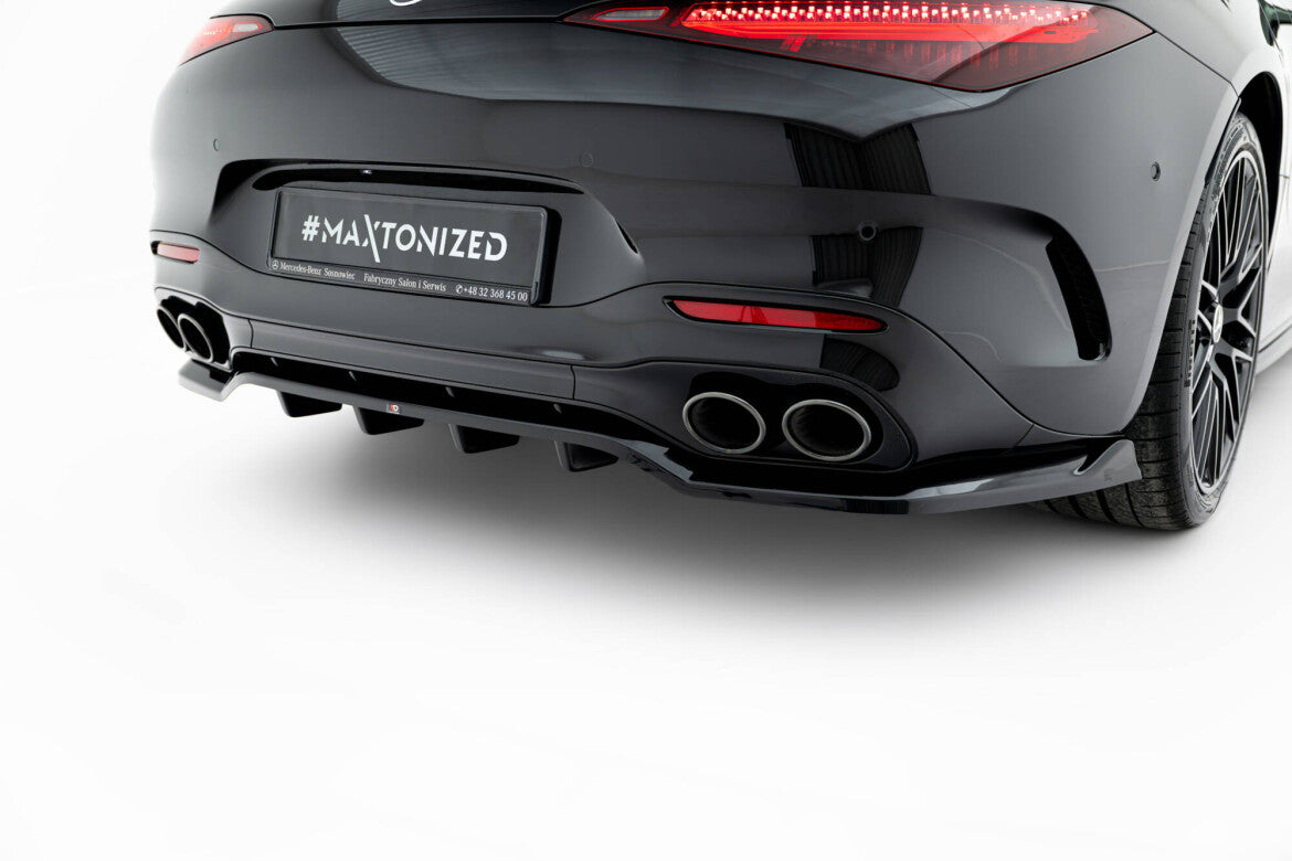 Diffusor Heckansatz passend für Mercedes-AMG SL 63 R232 schwarz Hochglanz