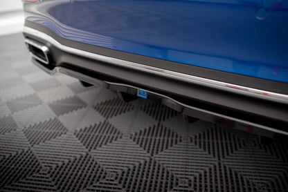 Diffusor Heckansatz passend für Mercedes C AMG-Line W206 schwarz Hochglanz