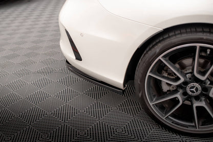 Diffusor Heckansatz passend für Mercedes C Coupe AMG-Line C205 FL schwarz Hochglanz