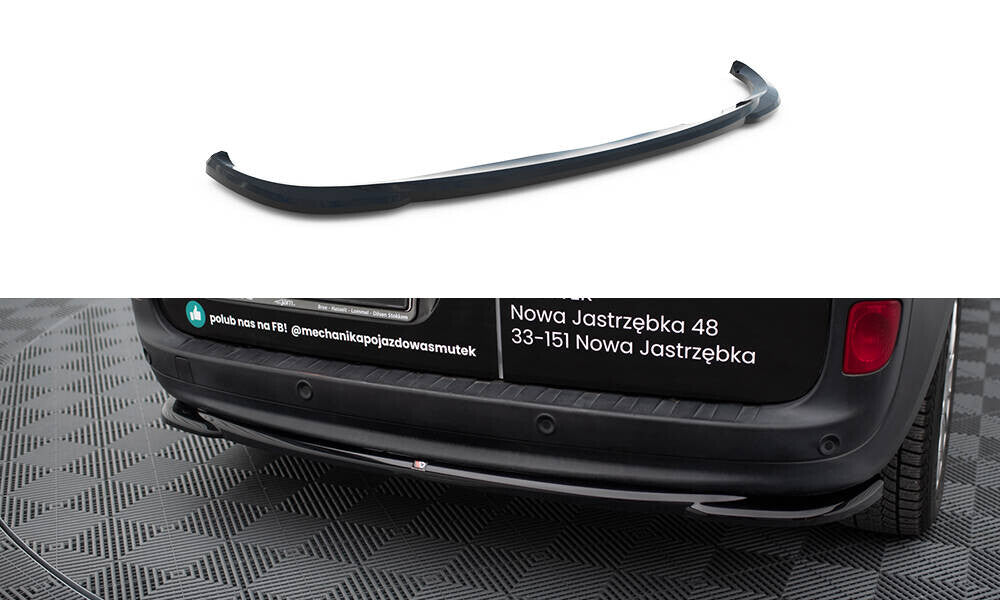 Diffusor Heckansatz passend für Mercedes Citan W415 schwarz Hochglanz
