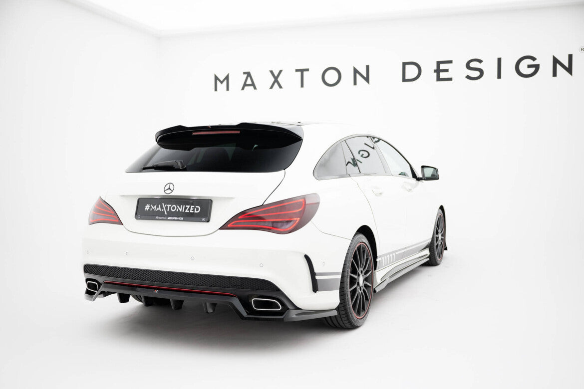 Diffusor Heckansatz passend für Mercedes CLA AMG-Line C117 schwarz Hochglanz