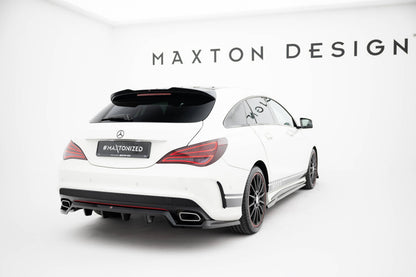 Diffusor Heckansatz passend für Mercedes CLA AMG-Line C117 schwarz Hochglanz