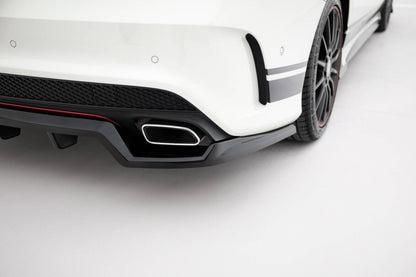 Diffusor Heckansatz passend für Mercedes CLA AMG-Line C117 schwarz Hochglanz