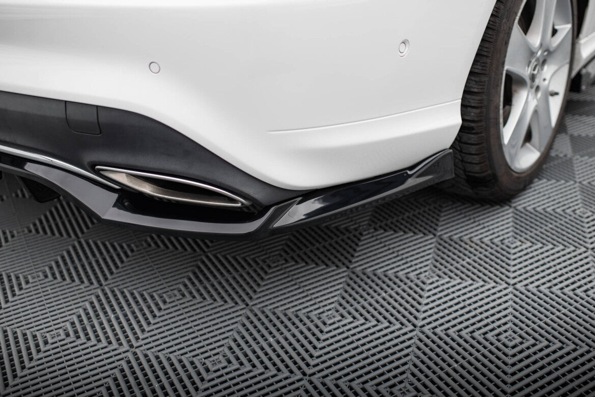 Diffusor Heckansatz passend für Mercedes CLA C117 FL schwarz Hochglanz