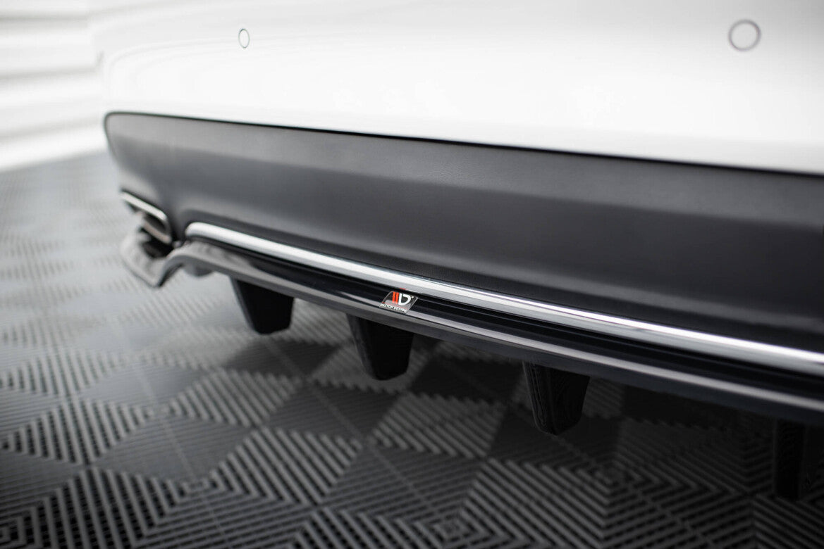 Diffusor Heckansatz passend für Mercedes CLA C117 FL schwarz Hochglanz