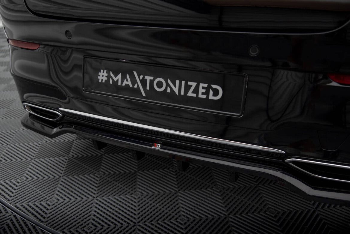 Diffusor Heckansatz passend für Mercedes CLA Coupe C118 schwarz Hochglanz