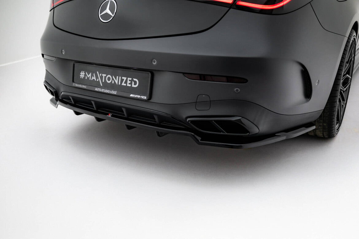 Diffusor Heckansatz passend für Mercedes CLE AMG-Line C236 schwarz Hochglanz