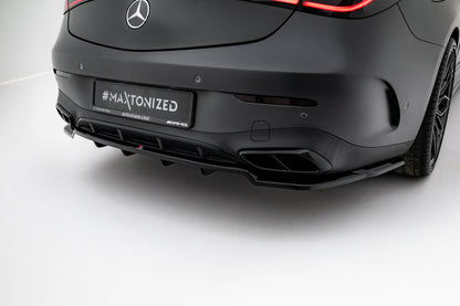 Diffusor Heckansatz passend für Mercedes CLE AMG-Line C236 schwarz Hochglanz