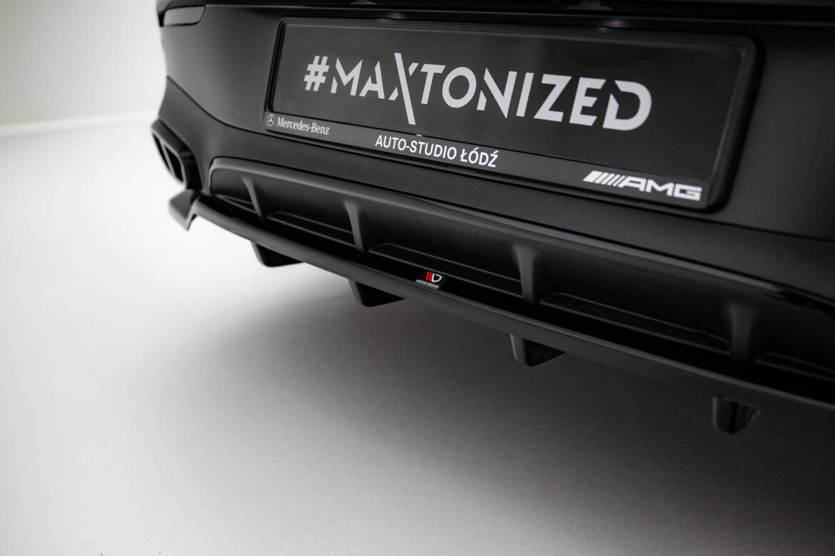 Diffusor Heckansatz passend für Mercedes CLE AMG-Line C236 schwarz Hochglanz