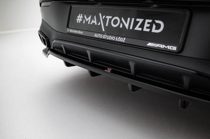 Diffusor Heckansatz passend für Mercedes CLE AMG-Line C236 schwarz Hochglanz