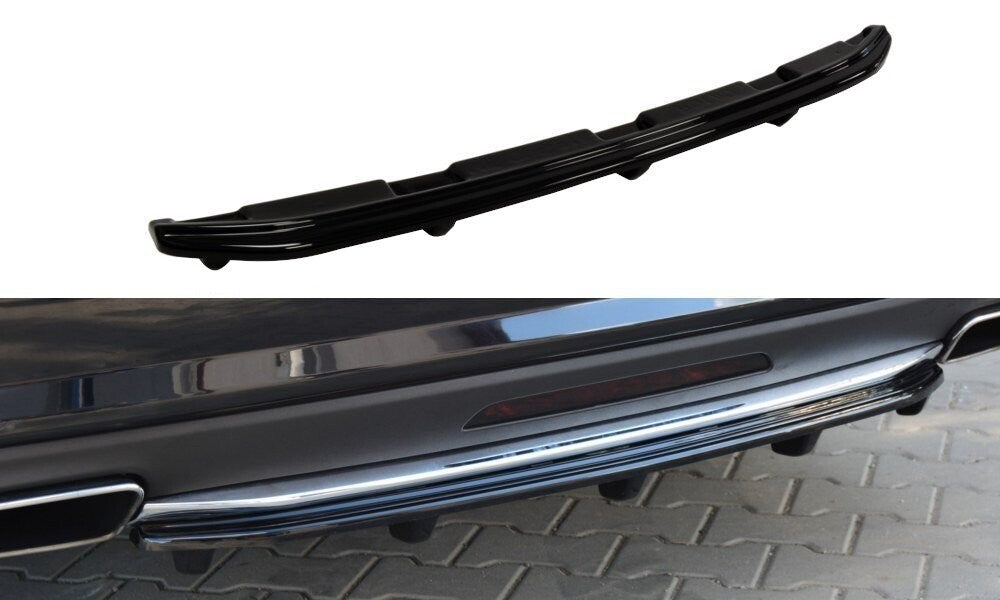 Diffusor Heckansatz passend für Mercedes CLS AMG-Line C218 schwarz Hochglanz