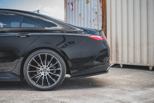 Diffusor Heckansatz passend für Mercedes CLS AMG-Line C257 schwarz Hochglanz