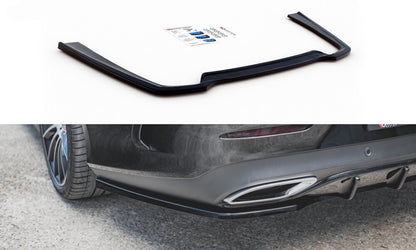 Diffusor Heckansatz passend für Mercedes CLS AMG-Line C257 schwarz Hochglanz