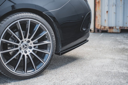 Diffusor Heckansatz passend für Mercedes CLS AMG-Line C257 schwarz Hochglanz