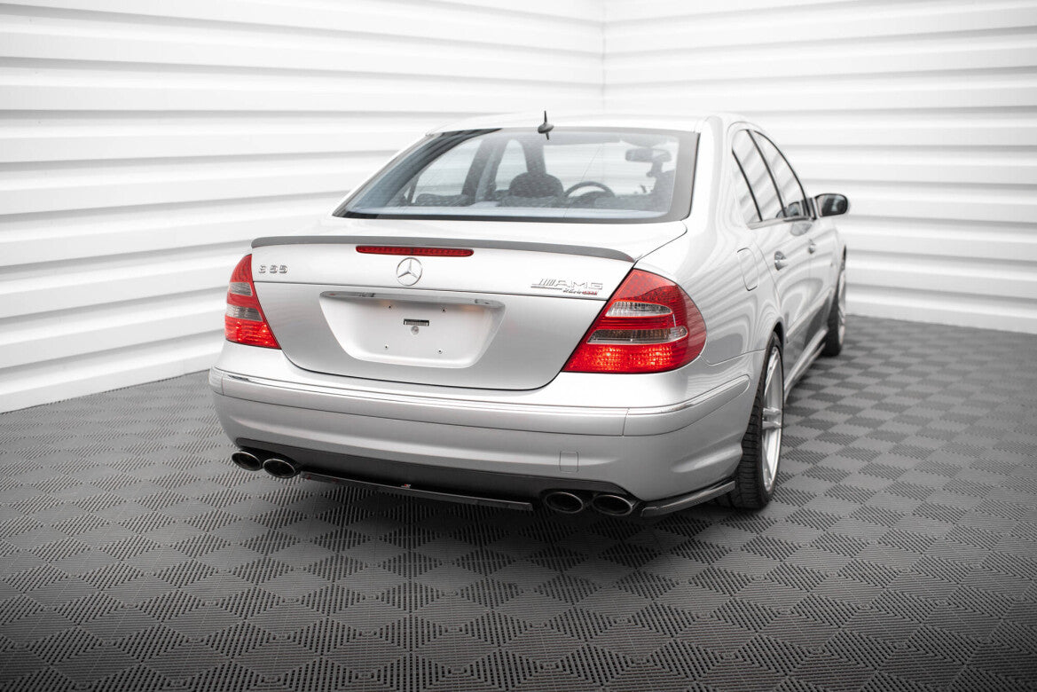 Diffusor Heckansatz passend für Mercedes E 55 AMG W211 schwarz Hochglanz