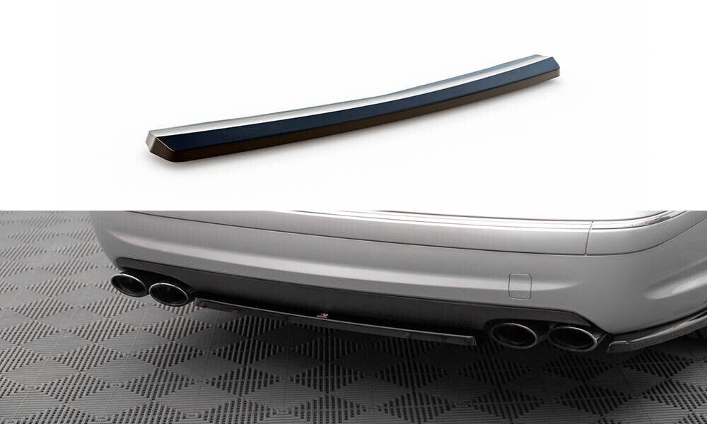 Diffusor Heckansatz passend für Mercedes E 55 AMG W211 schwarz Hochglanz