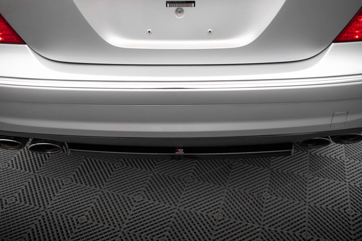 Diffusor Heckansatz passend für Mercedes E 55 AMG W211 schwarz Hochglanz