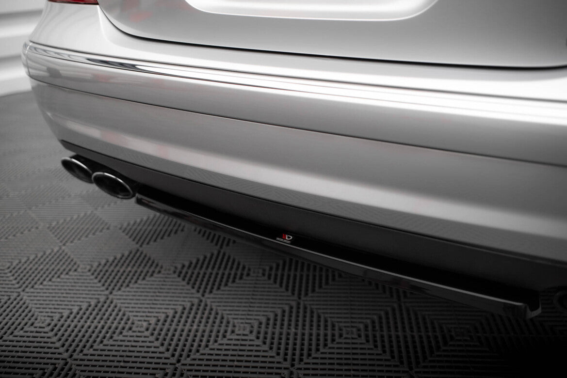 Diffusor Heckansatz passend für Mercedes E 55 AMG W211 schwarz Hochglanz