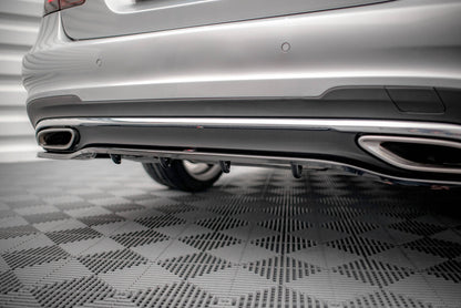 Diffusor Heckansatz passend für Mercedes E AMG-Line Limousine W212 FL schwarz Hochglanz
