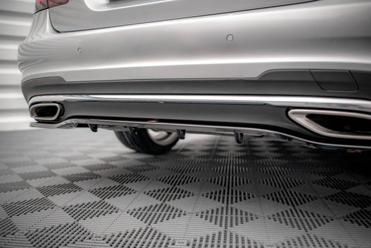 Diffusor Heckansatz passend für Mercedes E AMG-Line Limousine W212 FL schwarz Hochglanz