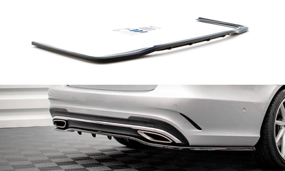 Diffusor Heckansatz passend für Mercedes E AMG-Line Limousine W212 FL schwarz Hochglanz