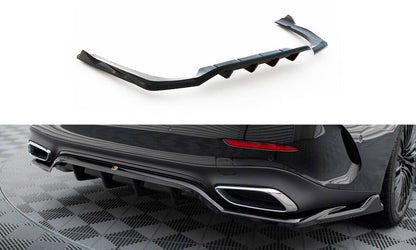 Diffusor Heckansatz passend für Mercedes E AMG-Line W214 schwarz Hochglanz