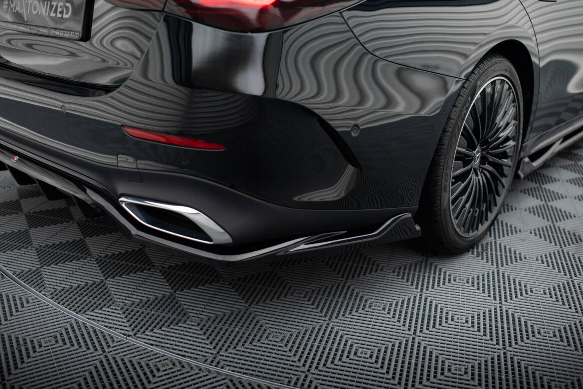 Diffusor Heckansatz passend für Mercedes E AMG-Line W214 schwarz Hochglanz