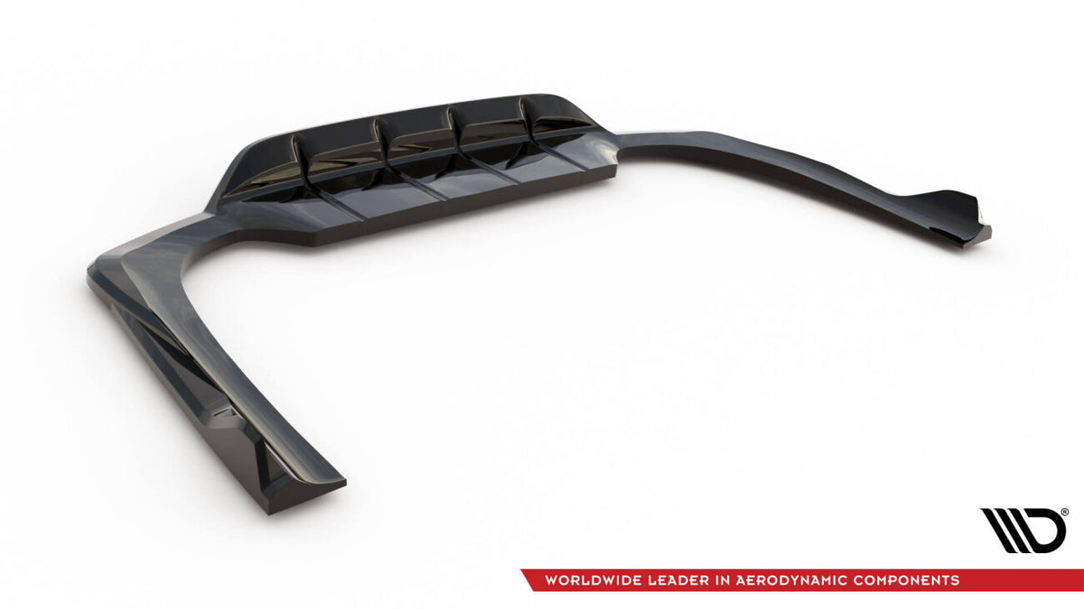 Diffusor Heckansatz passend für Mercedes E AMG-Line W214 schwarz Hochglanz