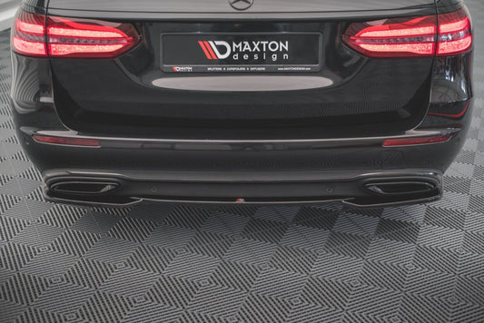 Diffusor Heckansatz passend für Mercedes E W213 schwarz Hochglanz