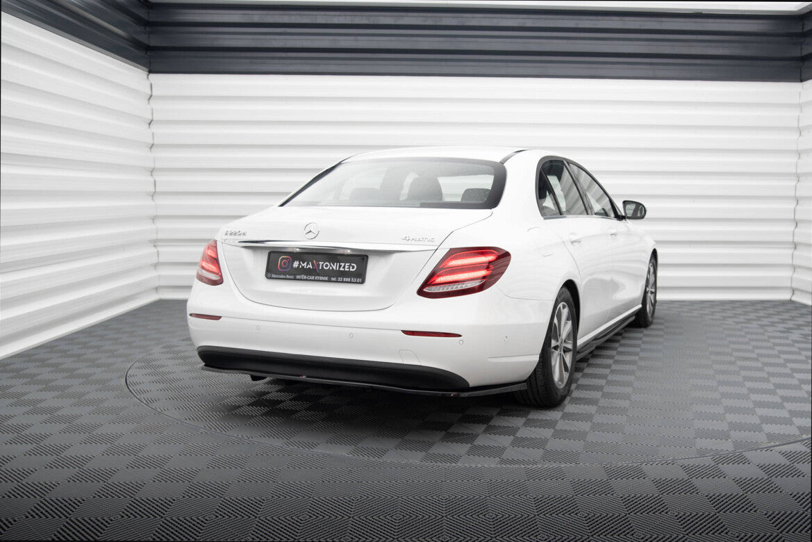 Diffusor Heckansatz passend für Mercedes E W213 schwarz Hochglanz
