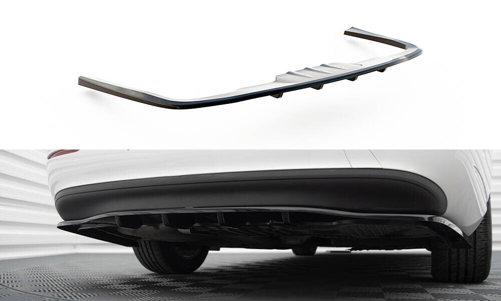 Diffusor Heckansatz passend für Mercedes E W213 schwarz Hochglanz