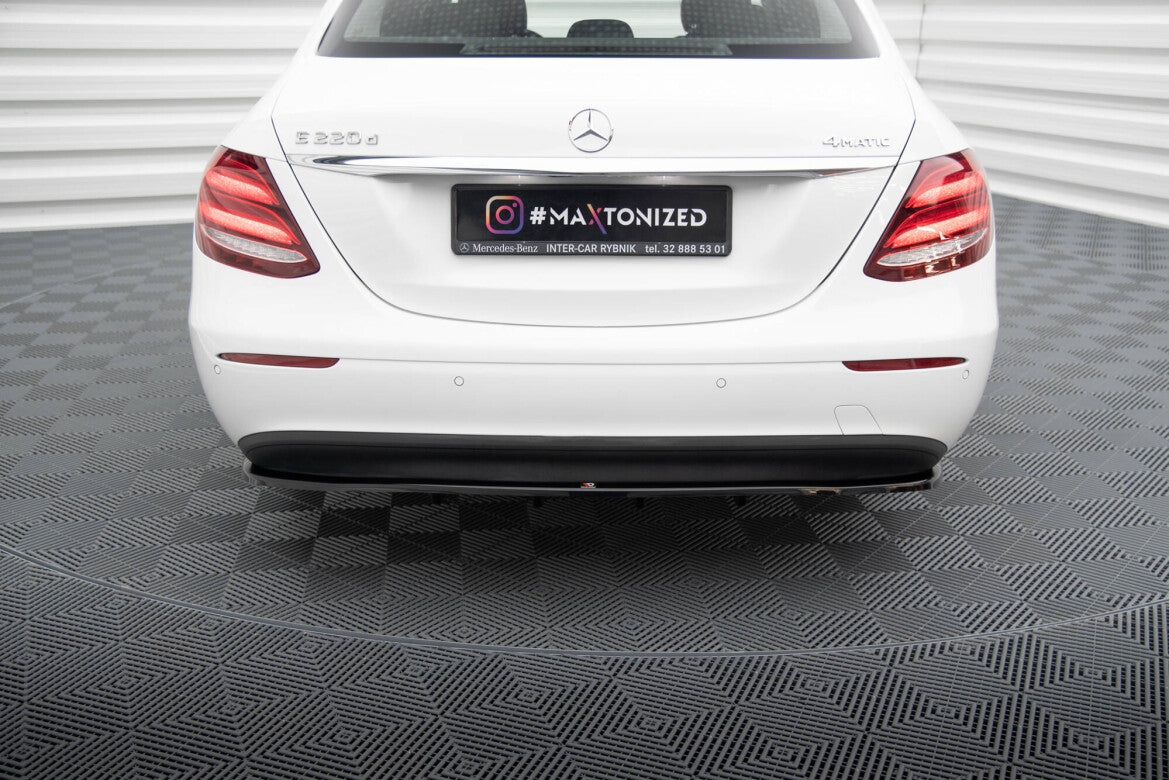 Diffusor Heckansatz passend für Mercedes E W213 schwarz Hochglanz