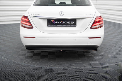 Diffusor Heckansatz passend für Mercedes E W213 schwarz Hochglanz
