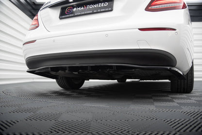 Diffusor Heckansatz passend für Mercedes E W213 schwarz Hochglanz