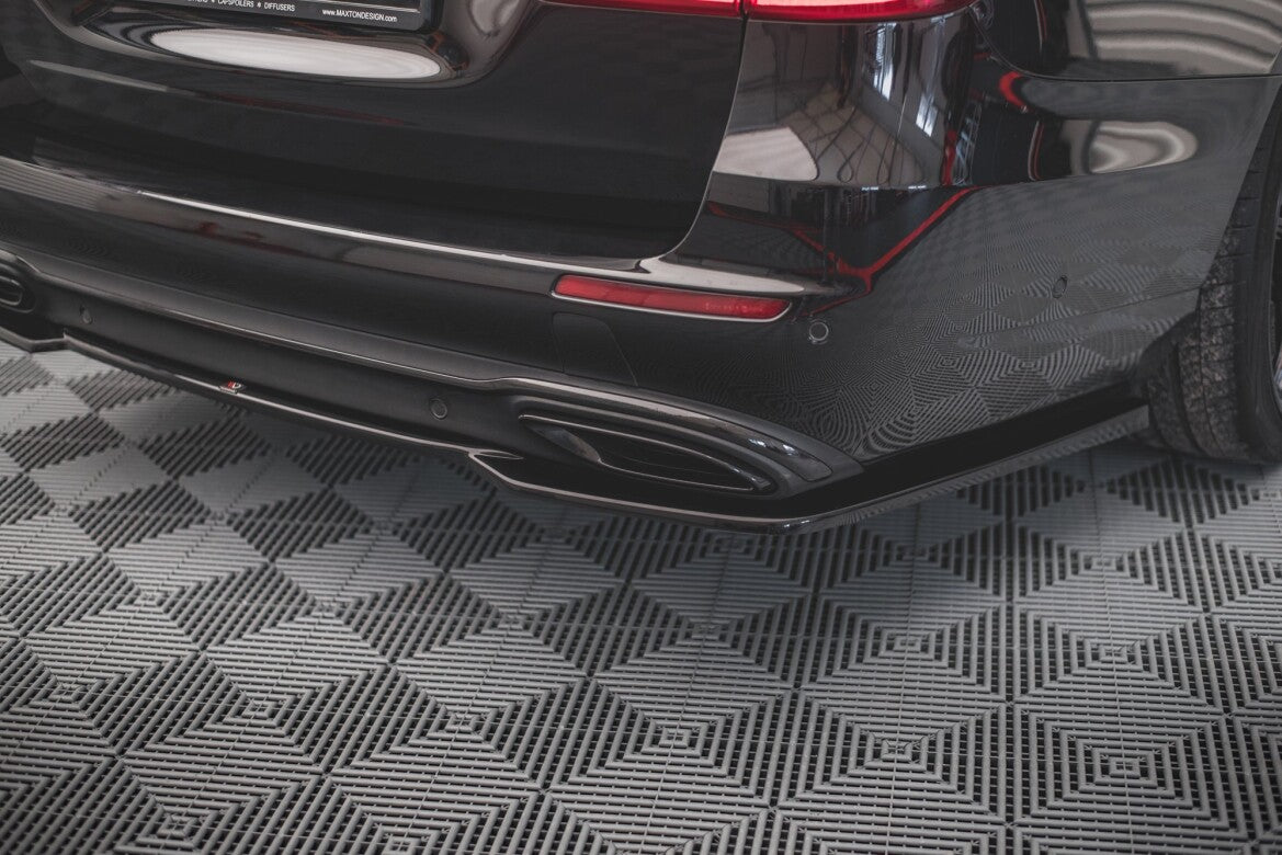 Diffusor Heckansatz passend für Mercedes E W213 schwarz Hochglanz