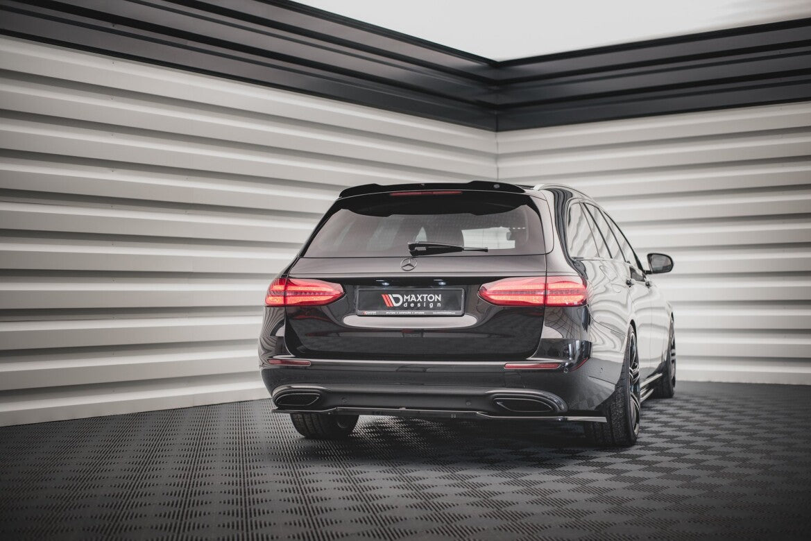 Diffusor Heckansatz passend für Mercedes E W213 schwarz Hochglanz