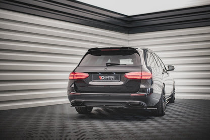 Diffusor Heckansatz passend für Mercedes E W213 schwarz Hochglanz