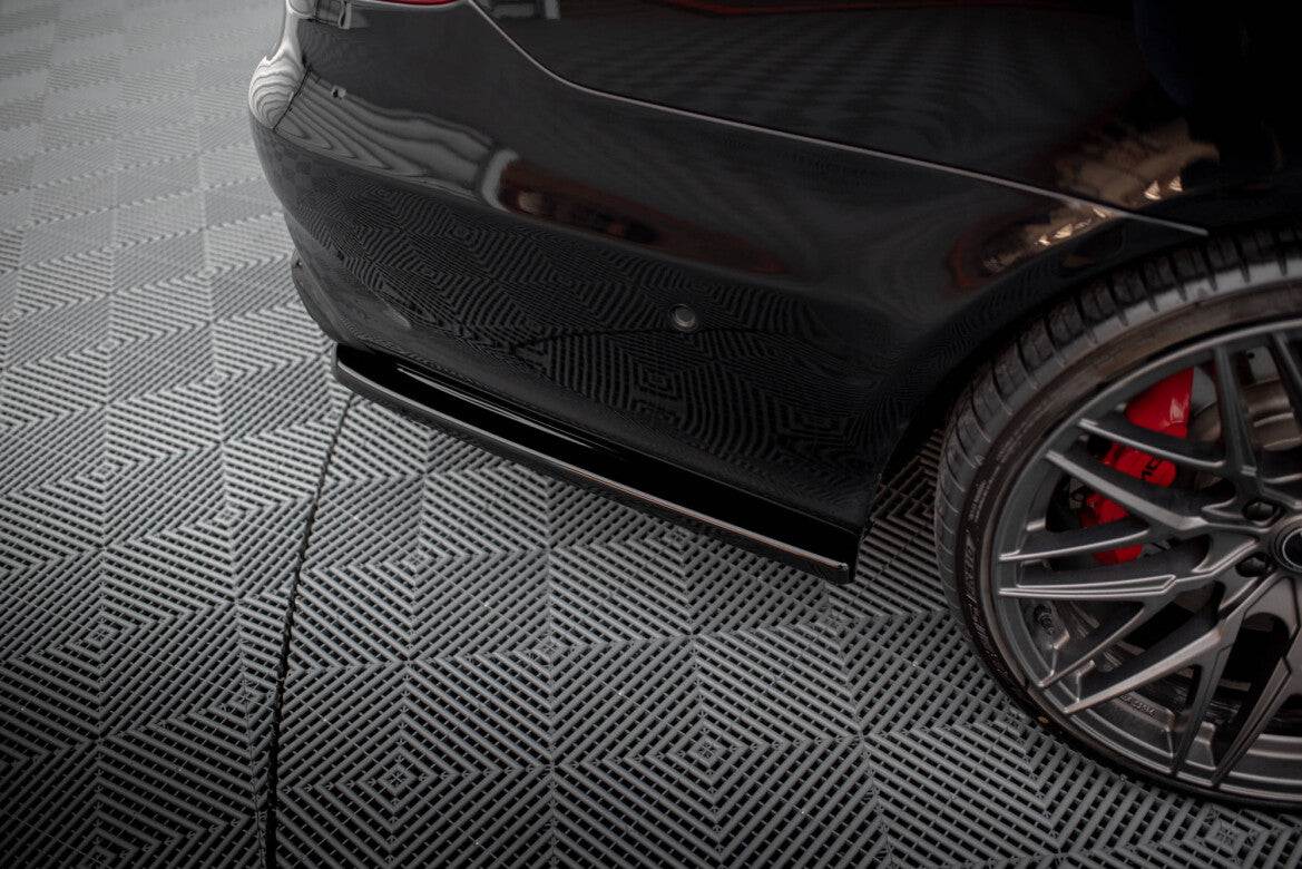 Diffusor Heckansatz passend für Mercedes E63 AMG Limousine W212 FL schwarz Hochglanz