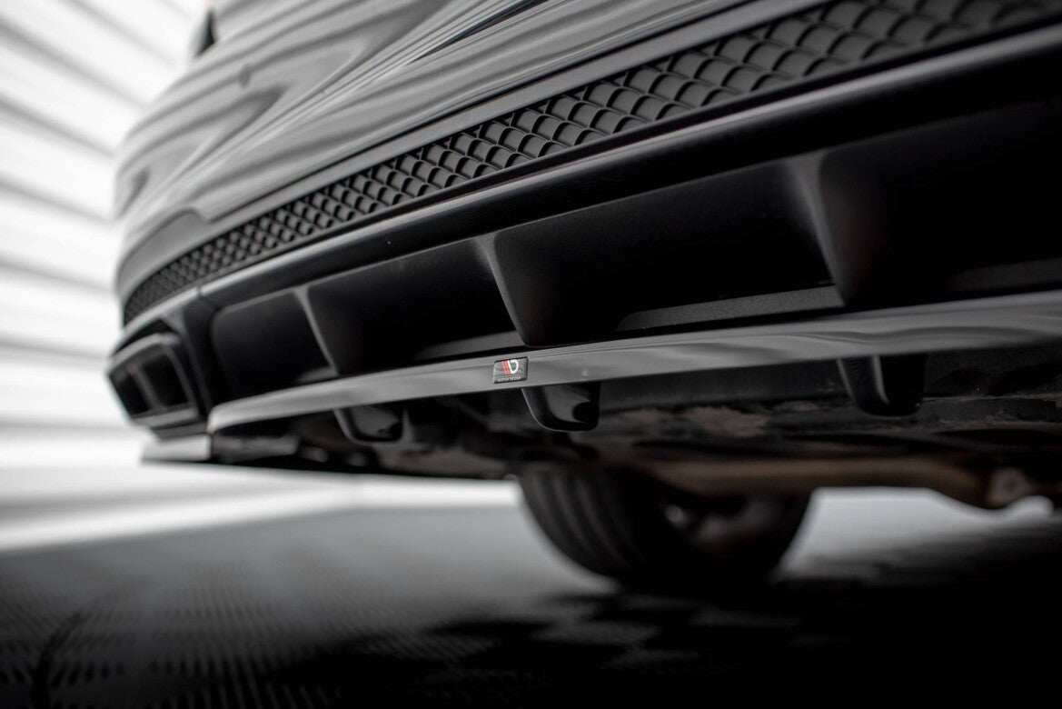 Diffusor Heckansatz passend für Mercedes E63 AMG Limousine W212 FL schwarz Hochglanz