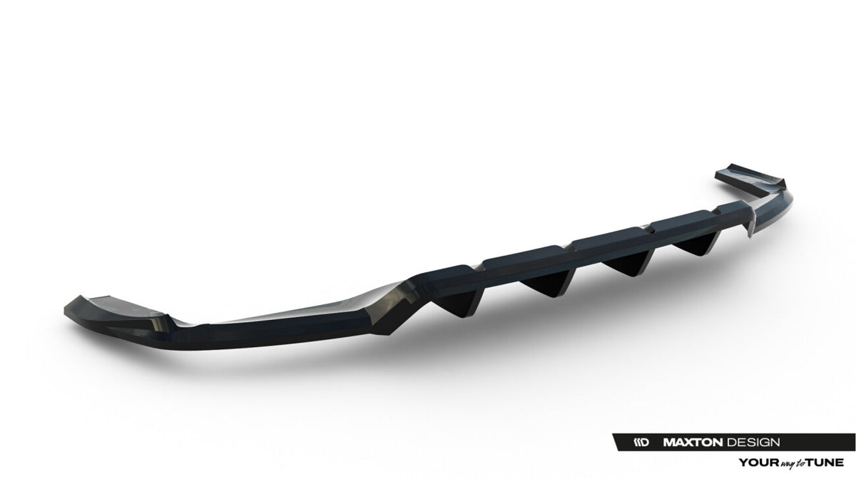 Diffusor Heckansatz passend für Mercedes GLA 45 AMG X156 FL schwarz Hochglanz