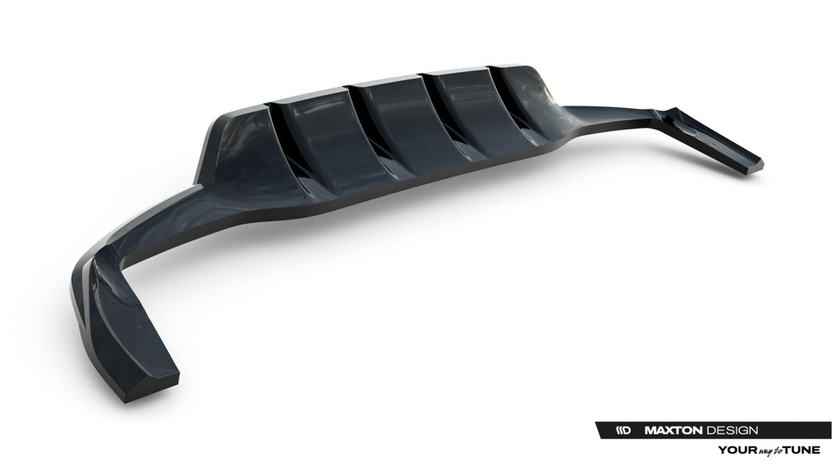 Diffusor Heckansatz passend für Mercedes GLA 45 AMG X156 FL schwarz Hochglanz