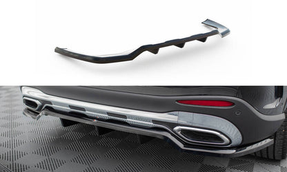 Diffusor Heckansatz passend für Mercedes GLC AMG-Line X254 schwarz Hochglanz