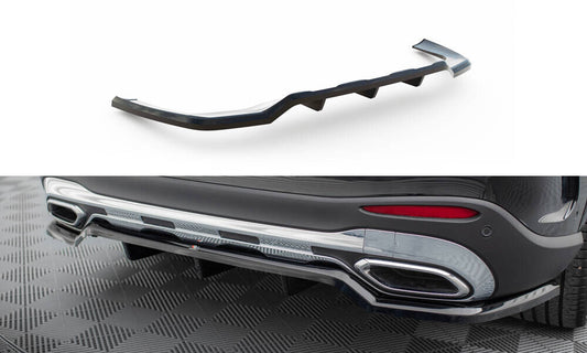 Diffusor Heckansatz passend für Mercedes GLC AMG-Line X254 schwarz Hochglanz