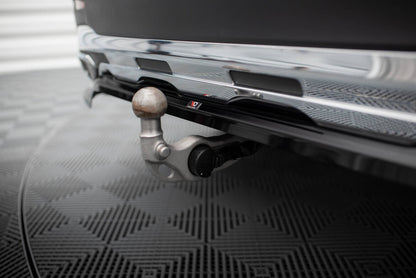 Diffusor Heckansatz passend für Mercedes GLC AMG-Line X254 schwarz Hochglanz