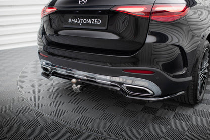 Diffusor Heckansatz passend für Mercedes GLC AMG-Line X254 schwarz Hochglanz
