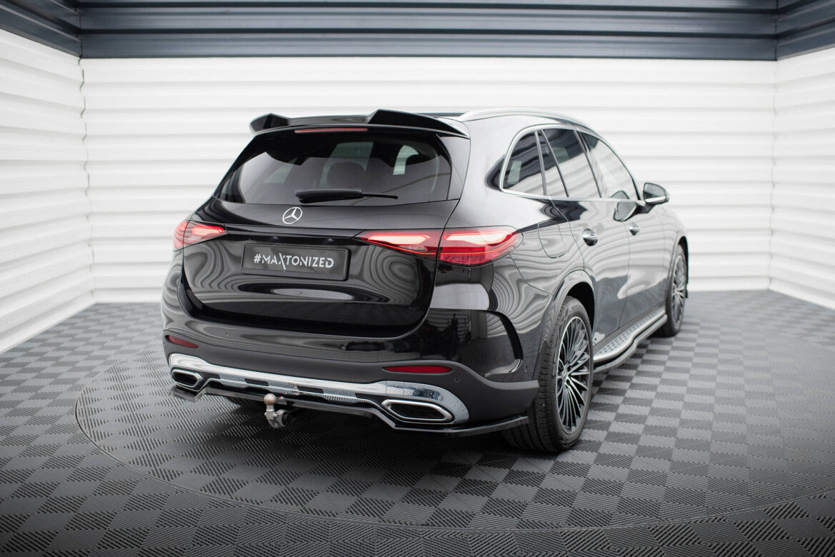 Diffusor Heckansatz passend für Mercedes GLC AMG-Line X254 schwarz Hochglanz