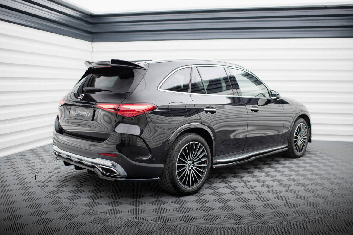 Diffusor Heckansatz passend für Mercedes GLC AMG-Line X254 schwarz Hochglanz
