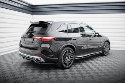 Diffusor Heckansatz passend für Mercedes GLC AMG-Line X254 schwarz Hochglanz