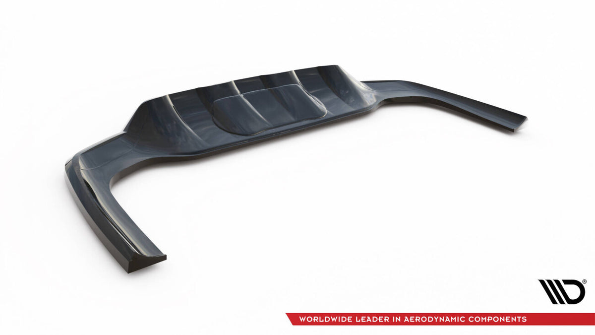 Diffusor Heckansatz passend für Mercedes GLC AMG-Line X254 schwarz Hochglanz